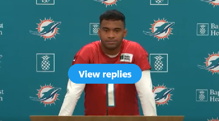 Miami Dolphins - Tua Tagovailoa Press Confrence 10-20-2022