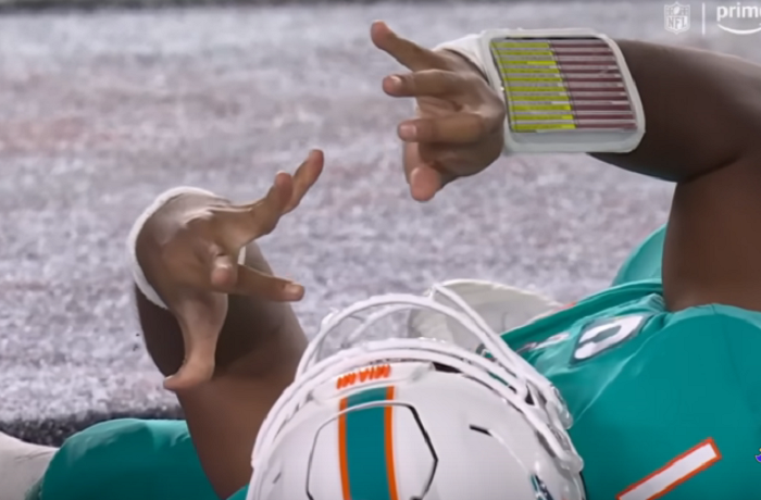 Miami Dolphins - Tua Tagovailoa Take Down vs Bengals