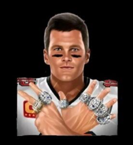 Tom Brady 7-Super Bowl Rings